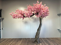 Kersen bloesem kunstboom roze - afbeelding 12 van  19