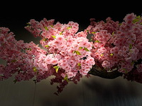 Kersen bloesem kunstboom roze - afbeelding 6 van  7