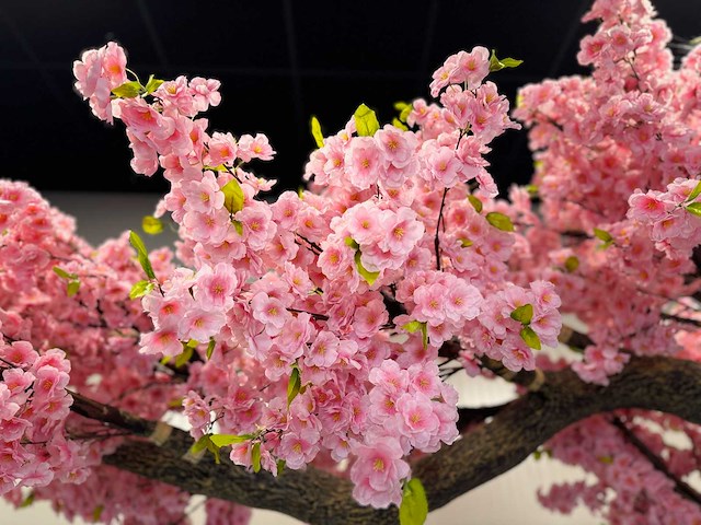 Kersen bloesem kunstboom roze - afbeelding 2 van  17
