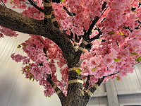 Kersen bloesem kunstboom roze - afbeelding 17 van  17