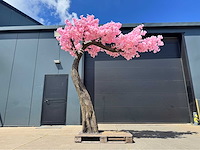Kersen bloesem kunstboom roze - afbeelding 1 van  12