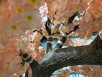 Kersen bloesem kunstboom zalm / rosé - afbeelding 3 van  14