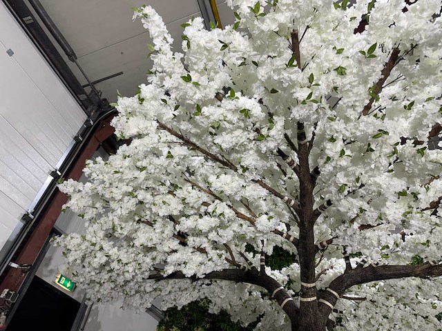 Kersen bloesem kunstboom - afbeelding 3 van  30