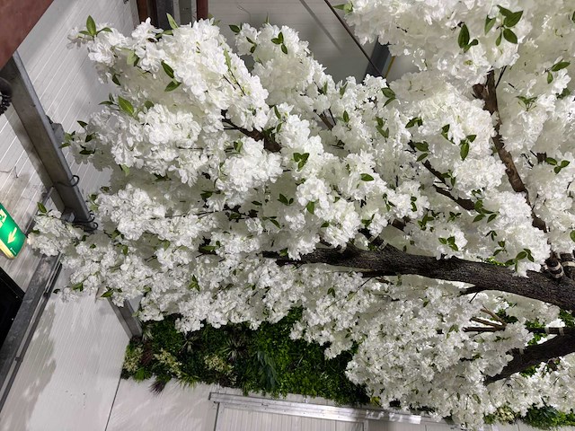 Kersen bloesem kunstboom - afbeelding 4 van  30