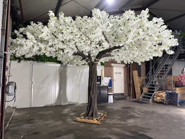 Kersen bloesem kunstboom - afbeelding 1 van  30