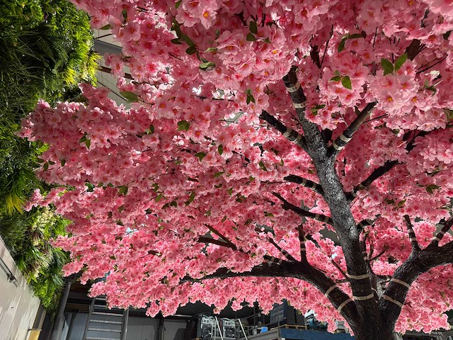 Kersen bloesem kunstboom - afbeelding 21 van  22