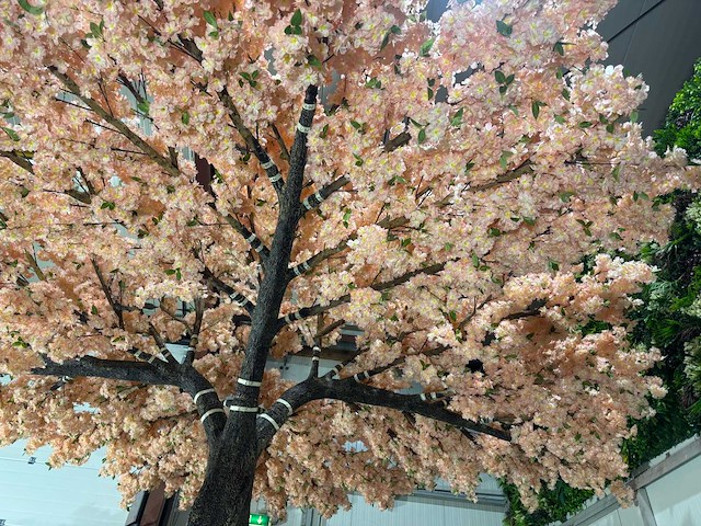 Kersen bloesem kunstboom - afbeelding 2 van  25