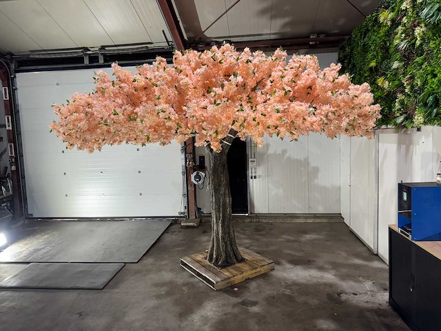 Kersen bloesem kunstboom - afbeelding 3 van  25