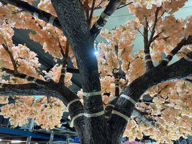 Kersen bloesem kunstboom - afbeelding 7 van  25