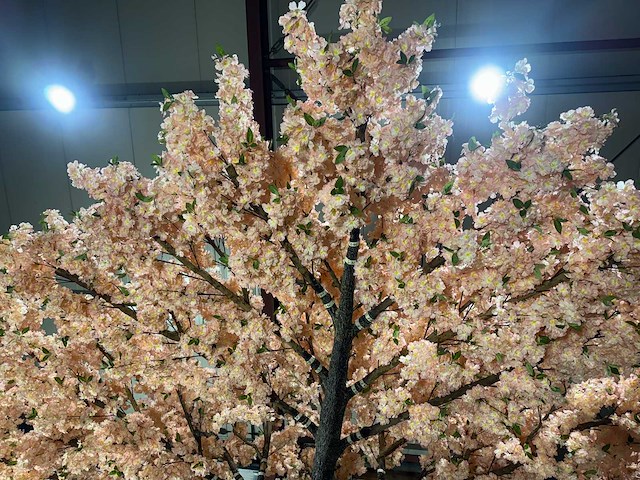 Kersen bloesem kunstboom - afbeelding 24 van  25