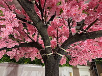 Kersen bloesem kunstboom - afbeelding 10 van  22