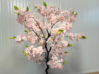 Kersen bloesem kunstboom - afbeelding 10 van  13