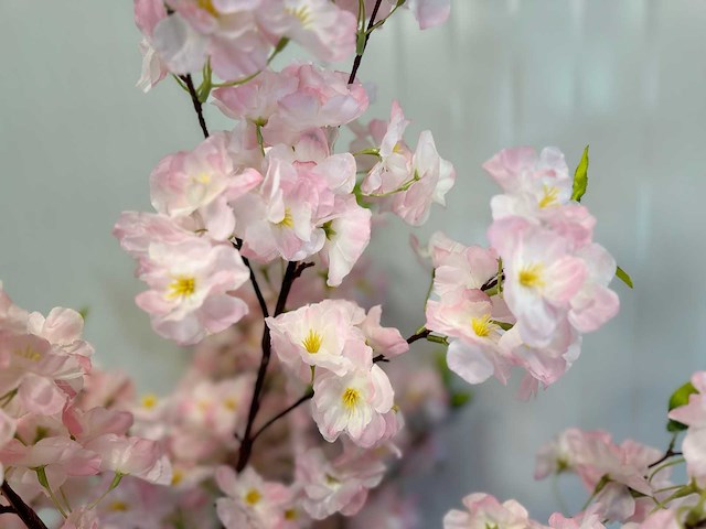 Kersen bloesem kunstboom - afbeelding 2 van  18