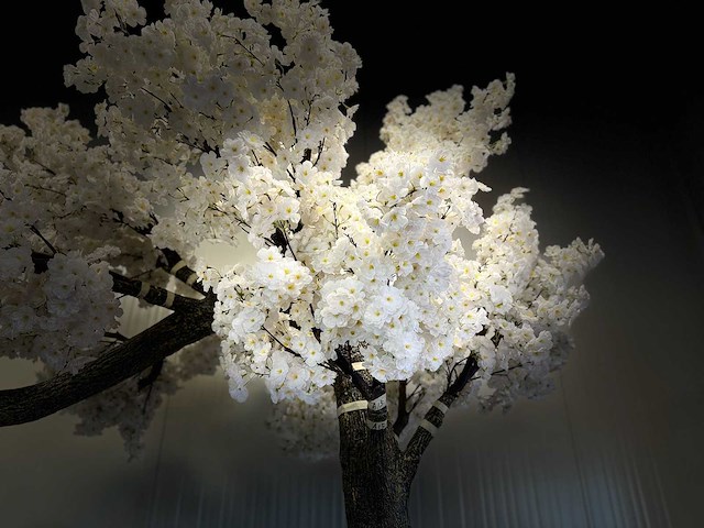 Kersen bloesem kunstboom - afbeelding 8 van  18