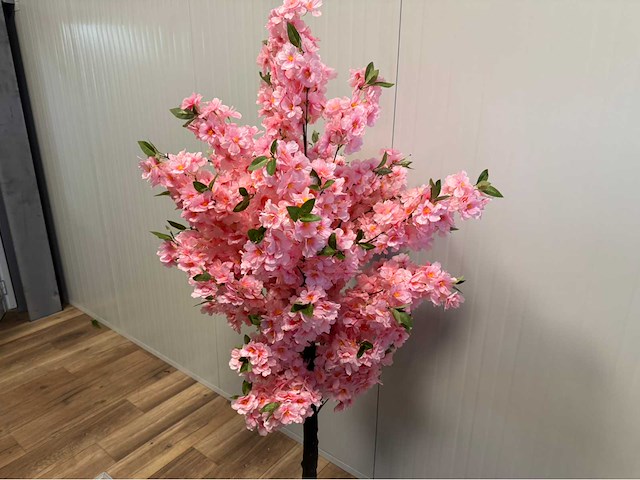 Kersen bloesem kunstboom - afbeelding 4 van  7