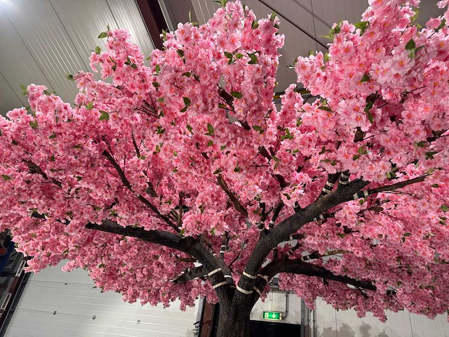 Kersen bloesem kunstboom - afbeelding 2 van  22