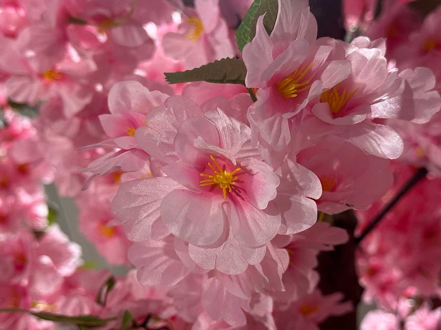 Kersen bloesem kunstboom - afbeelding 15 van  22