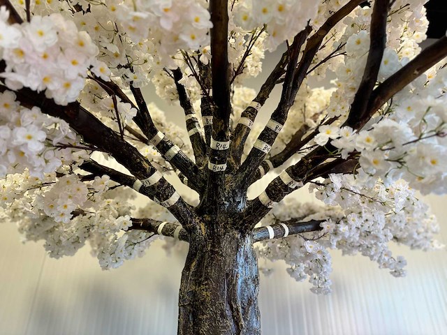 Kersen bloesem kunstboom - afbeelding 5 van  25