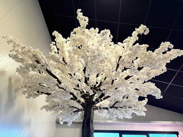 Kersen bloesem kunstboom - afbeelding 25 van  25