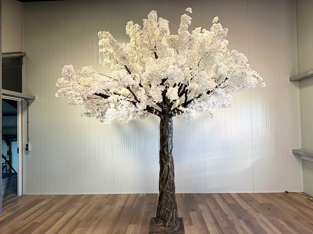 Kersen bloesem kunstboom - afbeelding 1 van  25