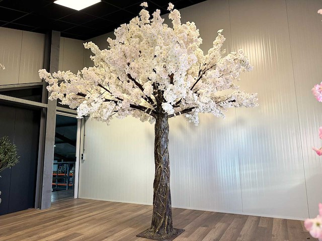 Kersen bloesem kunstboom - afbeelding 16 van  25