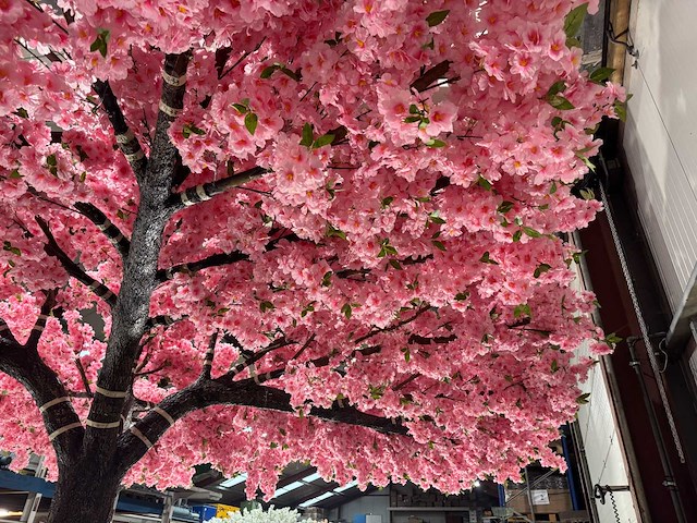 Kersen bloesem kunstboom - afbeelding 19 van  22