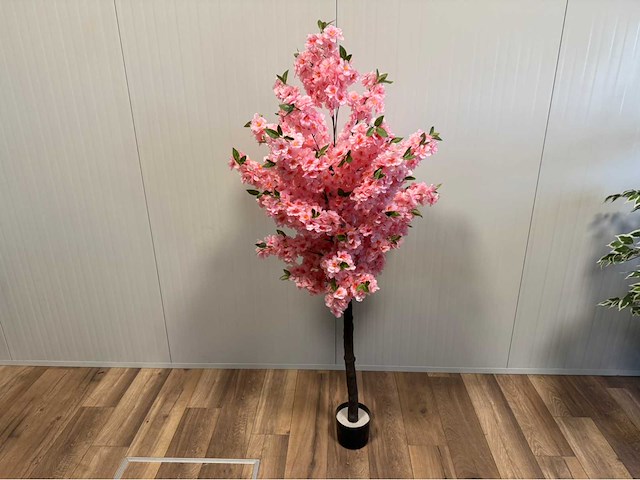 Kersen bloesem kunstboom - afbeelding 2 van  7
