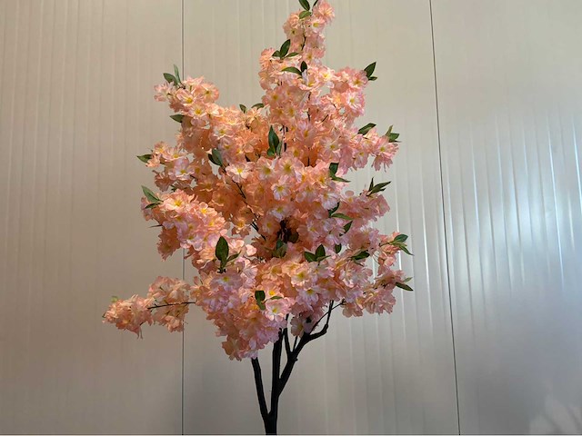 Kersen bloesem kunstboom - afbeelding 4 van  8