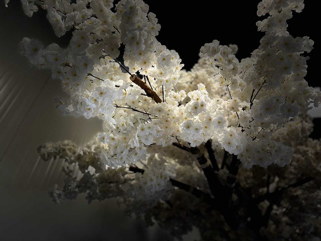 Kersen bloesem kunstboom - afbeelding 5 van  18