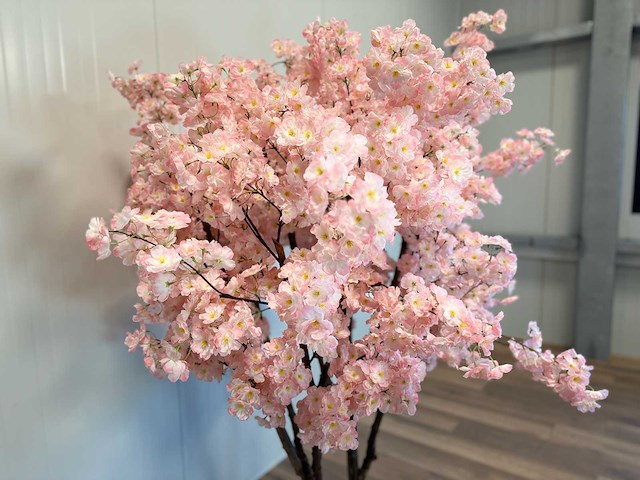 Kersen bloesem kunstboom - afbeelding 3 van  17