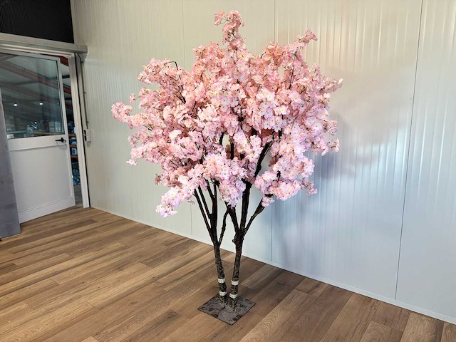 Kersen bloesem kunstboom - afbeelding 13 van  17