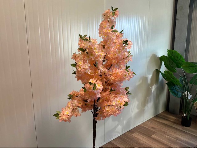 Kersen bloesem kunstboom - afbeelding 5 van  8