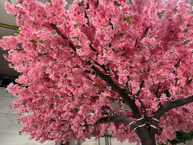 Kersen bloesem kunstboom - afbeelding 4 van  22