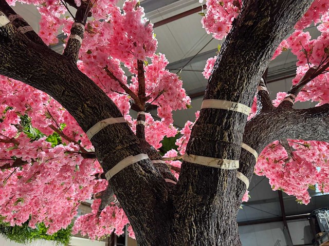 Kersen bloesem kunstboom - afbeelding 11 van  22