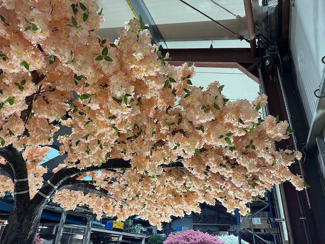 Kersen bloesem kunstboom - afbeelding 9 van  26