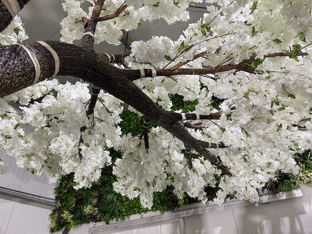 Kersen bloesem kunstboom - afbeelding 9 van  30