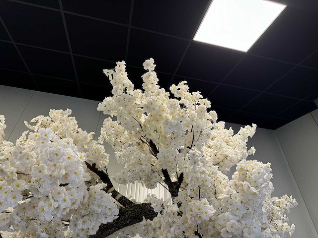 Kersen bloesem kunstboom - afbeelding 12 van  18