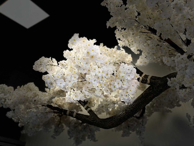 Kersen bloesem kunstboom - afbeelding 15 van  18