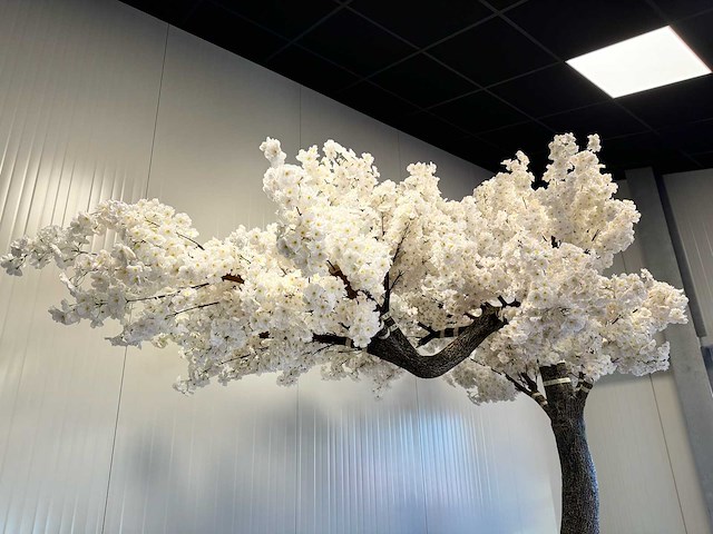 Kersen bloesem kunstboom - afbeelding 5 van  18