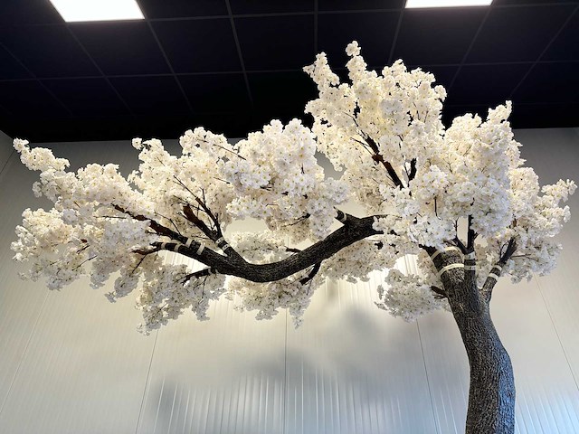 Kersen bloesem kunstboom - afbeelding 6 van  18