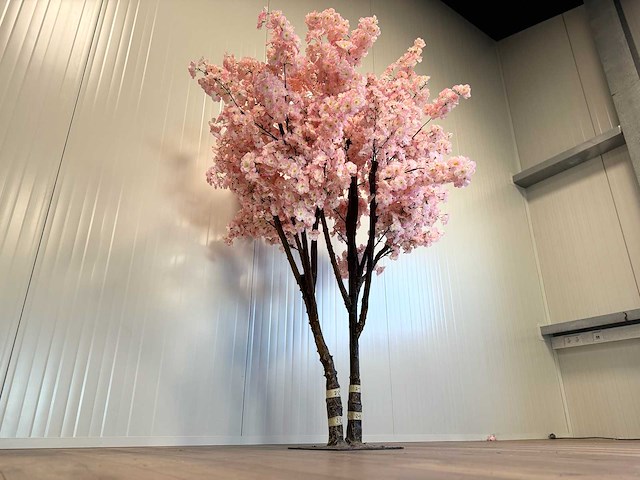 Kersen bloesem kunstboom - afbeelding 5 van  8