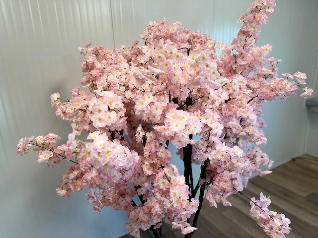 Kersen bloesem kunstboom - afbeelding 5 van  5