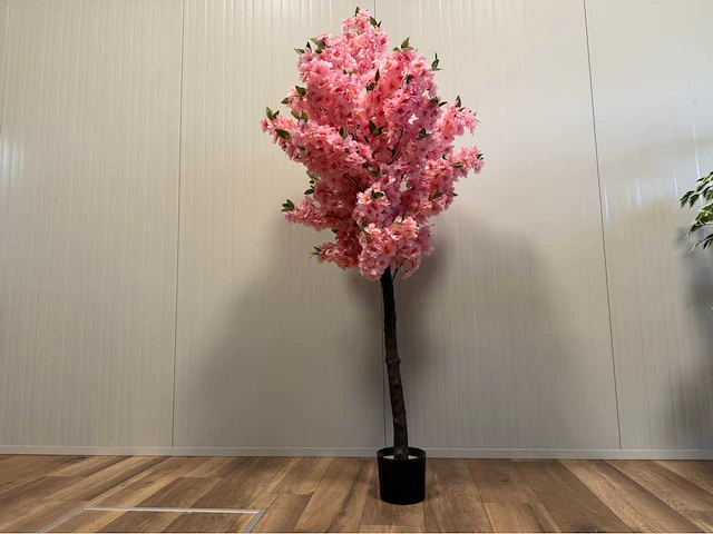 Kersen bloesem kunstboom - afbeelding 3 van  7