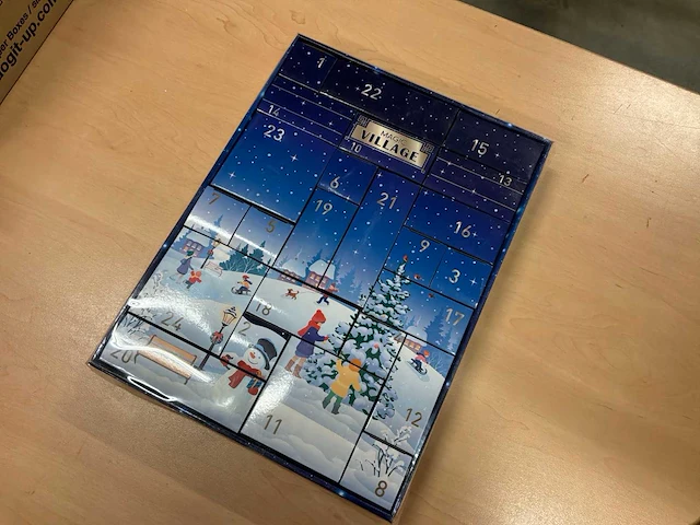 Kerst advents kalender (20x) - afbeelding 1 van  3