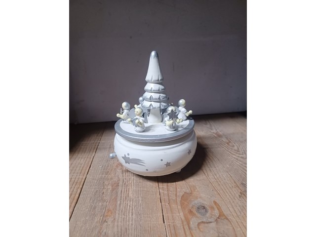 Kerst carrousel met muziek aantal 1 stuks. - afbeelding 1 van  5
