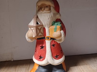 Kerst man theelicht hoog 22 cm aantal 1 stuks. - afbeelding 4 van  5