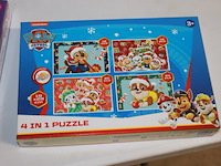 Kerst puzzle paw patrol blauw 1x in ds d - afbeelding 3 van  3