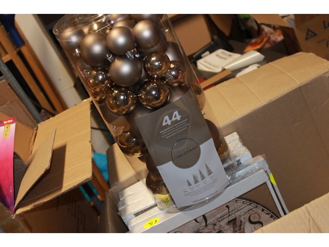 Kerstbal in koker groot in ds 19 - afbeelding 2 van  5