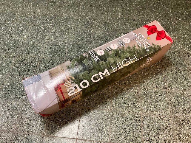 Kerstboom - 210 cm - kunst - afbeelding 1 van  5