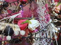 Kerstboom frame incl. kerstdecoratie - afbeelding 3 van  4